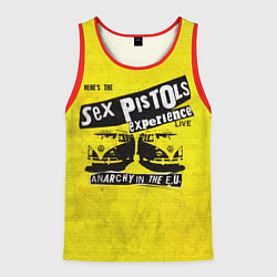 Майка-безрукавка мужская Sex Pistols experience LIVE, цвет: 3D-красный