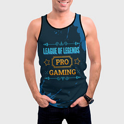 Майка-безрукавка мужская Игра League of Legends: PRO Gaming, цвет: 3D-черный — фото 2