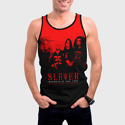 Майка-безрукавка мужская Monsters Of Rock 1994 - Slayer, цвет: 3D-черный — фото 2