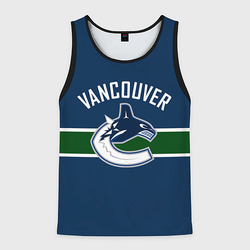 Мужская майка без рукавов Ванкувер Кэнакс Форма / 3D-Черный – фото 1