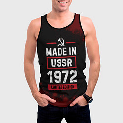 Майка-безрукавка мужская Made In USSR 1972 Limited Edition, цвет: 3D-черный — фото 2