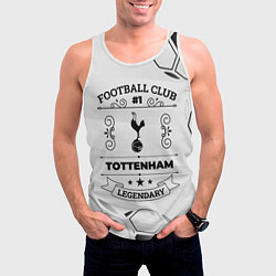 Майка-безрукавка мужская Tottenham Football Club Number 1 Legendary, цвет: 3D-белый — фото 2