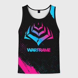 Майка-безрукавка мужская Warframe Neon Gradient, цвет: 3D-черный