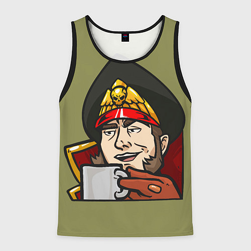 Мужская майка без рукавов Ciaphas Cain Mug 3D / 3D-Черный – фото 1