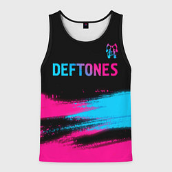 Мужская майка без рукавов Deftones Neon Gradient