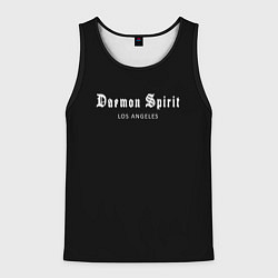 Майка-безрукавка мужская Daemon Spirit Black - Los Angeles, цвет: 3D-черный