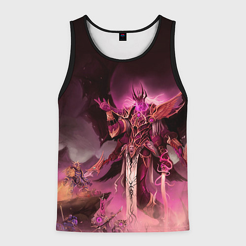 Мужская майка без рукавов Демон-Примарх Фулгрим / 3D-Черный – фото 1