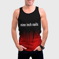 Майка-безрукавка мужская Nine Inch Nails Red Plasma, цвет: 3D-черный — фото 2