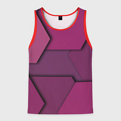 Мужская майка без рукавов Геометрические фигуры в движении