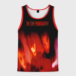 Майка-безрукавка мужская Pornography - The Cure, цвет: 3D-красный