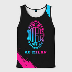 Мужская майка без рукавов AC Milan - neon gradient