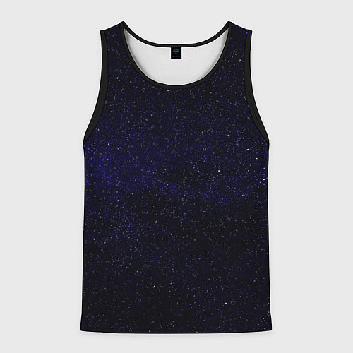 Мужская майка без рукавов Молчаливые космические дали / 3D-Черный – фото 1