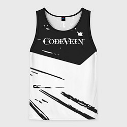 Майка-безрукавка мужская Code vein Logo краска, цвет: 3D-черный