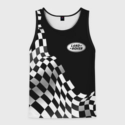 Мужская майка без рукавов Land Rover racing flag