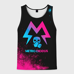 Мужская майка без рукавов Metro Exodus - neon gradient
