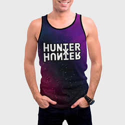 Майка-безрукавка мужская Hunter x Hunter gradient space, цвет: 3D-черный — фото 2