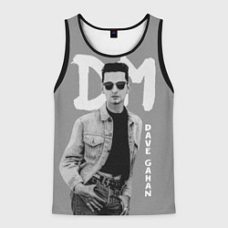 Майка-безрукавка мужская Dave Gahan - Depeche Mode, цвет: 3D-черный