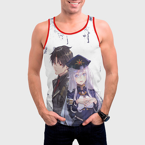 Мужская майка без рукавов Синъэй и Владилена - 86 / 3D-Красный – фото 3