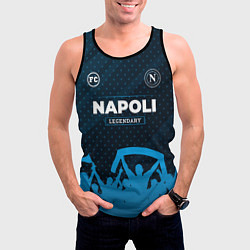 Майка-безрукавка мужская Napoli legendary форма фанатов, цвет: 3D-черный — фото 2