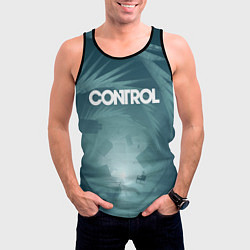 Майка-безрукавка мужская Аномалия в бюро, цвет: 3D-черный — фото 2