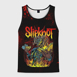 Майка-безрукавка мужская Slipknot Monster, цвет: 3D-черный