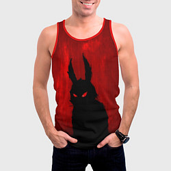 Майка-безрукавка мужская Evil Rabbit, цвет: 3D-красный — фото 2