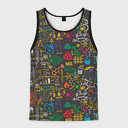 Мужская майка без рукавов Шпаргалка по химии