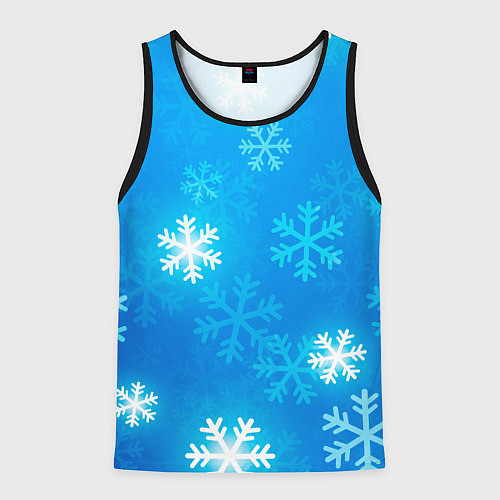 Мужская майка без рукавов Зима 2023 / 3D-Черный – фото 1