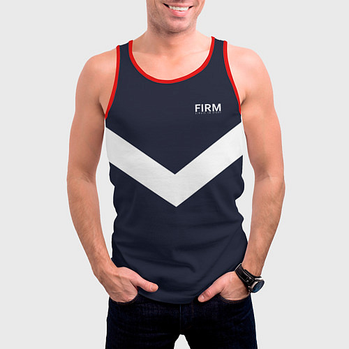 Мужская майка без рукавов Always in sports - FIRM / 3D-Красный – фото 3