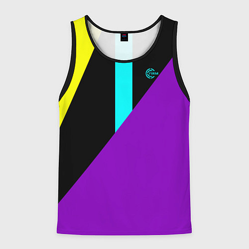 Мужская майка без рукавов FIRM прямиком из 80х / 3D-Черный – фото 1