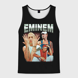 Майка-безрукавка мужская Eminem Slim Shady, цвет: 3D-черный