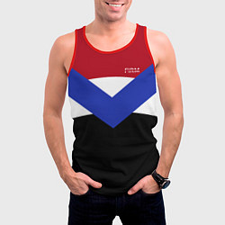 Майка-безрукавка мужская FIRM как из 90х, цвет: 3D-красный — фото 2