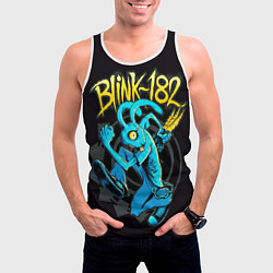 Майка-безрукавка мужская Blink 182 rabbit, цвет: 3D-белый — фото 2