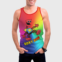 Майка-безрукавка мужская Project Playtime: Boxy Boo, цвет: 3D-красный — фото 2