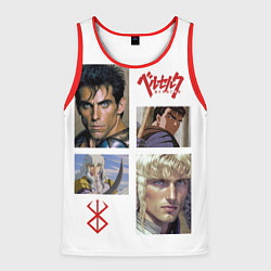 Мужская майка без рукавов Оуэн Уилсон и Бен Стиллер в аниме Берсерк