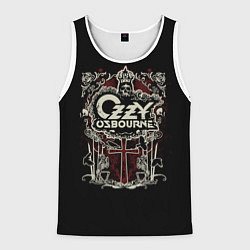 Майка-безрукавка мужская Ozzy Osbourne logo, цвет: 3D-белый