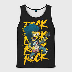 Майка-безрукавка мужская Rock Simpson, цвет: 3D-черный