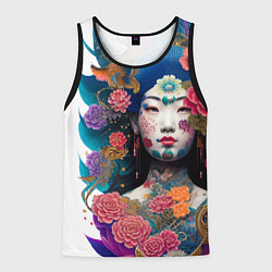Мужская майка без рукавов Japan style - tattoo - art