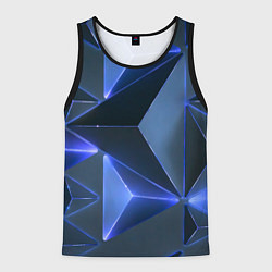 Майка-безрукавка мужская Triangle neon, цвет: 3D-черный