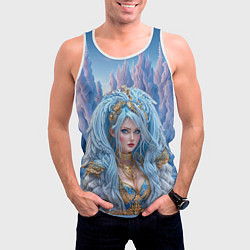 Майка-безрукавка мужская Crystal Maiden Dota2, цвет: 3D-белый — фото 2