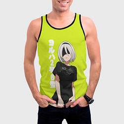 Майка-безрукавка мужская YoRHa 2-gou B-gata, цвет: 3D-черный — фото 2