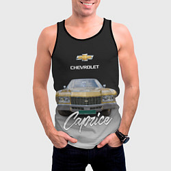 Майка-безрукавка мужская Американская машина Chevrolet Caprice 70-х годов, цвет: 3D-черный — фото 2