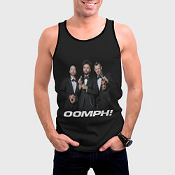 Майка-безрукавка мужская Oomph band, цвет: 3D-черный — фото 2