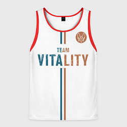 Мужская майка без рукавов Форма Team Vitality white