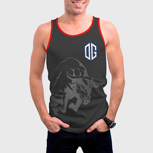 Мужская майка без рукавов Форма OG / 3D-Красный – фото 3