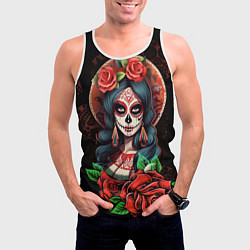 Майка-безрукавка мужская Паломница - La Peregrina, цвет: 3D-белый — фото 2