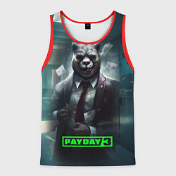 Мужская майка без рукавов Payday 3 crazy bear