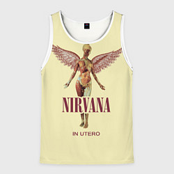 Майка-безрукавка мужская Nirvana - In utero, цвет: 3D-белый