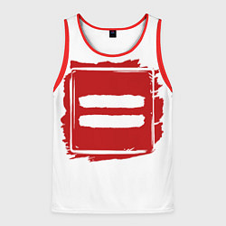 Майка-безрукавка мужская Ed Sheeran Equals, цвет: 3D-красный