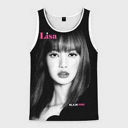 Мужская майка без рукавов Blackpink Lisa Portrait